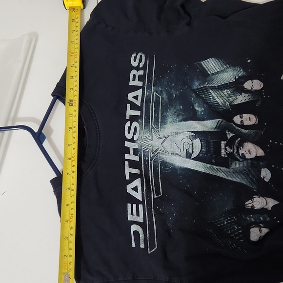 Death Stars men shiet night electric night black tshirt see meaurments for fit - Picture 6 of 6